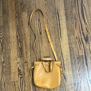 Madewell Tan Leather Crossbody Bag
